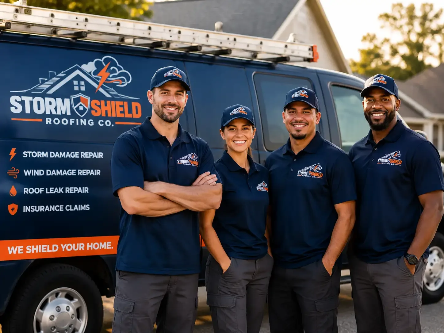 Storm Damage Roof Repair company in New Munich, MN