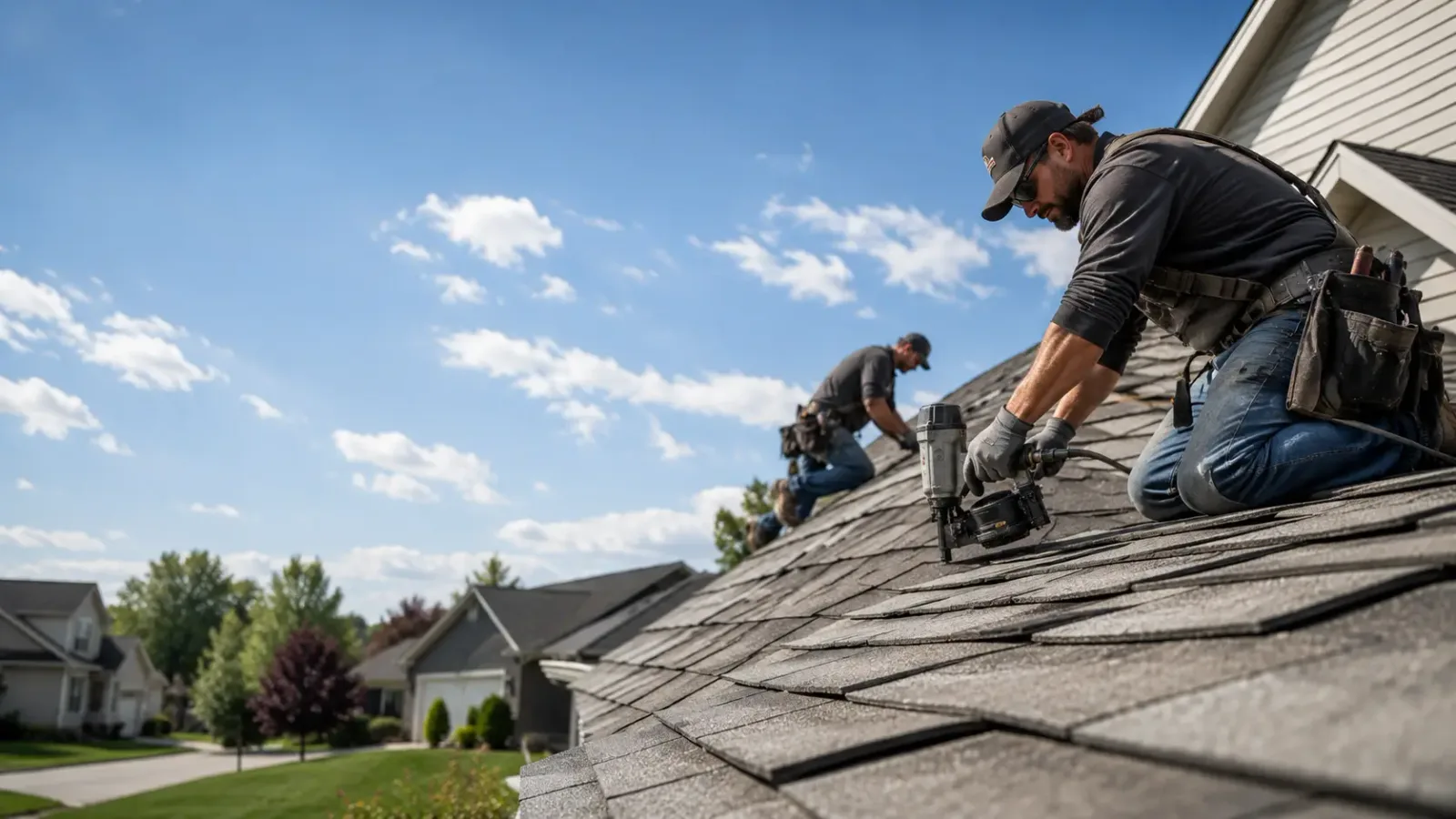 Storm Damage Roof Repair in New Munich, MN near me